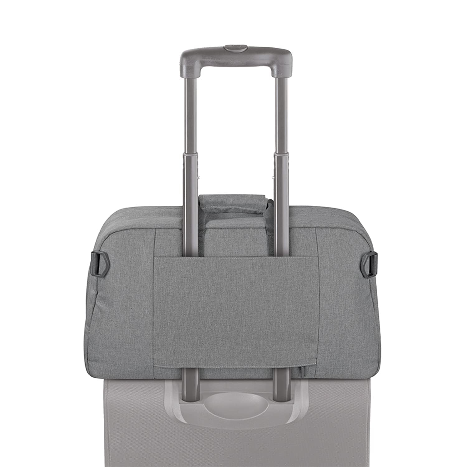 Solo New York Re:move Recycled Duffel Bag - Eco-Friendly Travel & Gym Bag, Grey, One Size - Perfect for Workouts, Travel & Daily Commute