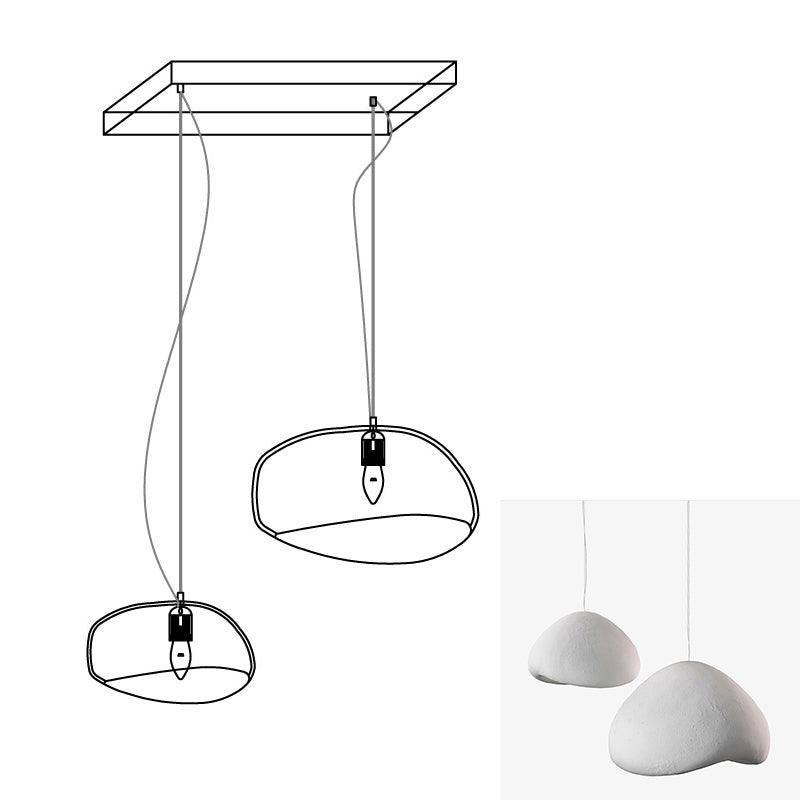 Khmara Rough Combination Chandelier - Modern Industrial Ceiling Light Fixture for Dining Room, Living Room & Bedroom Decor