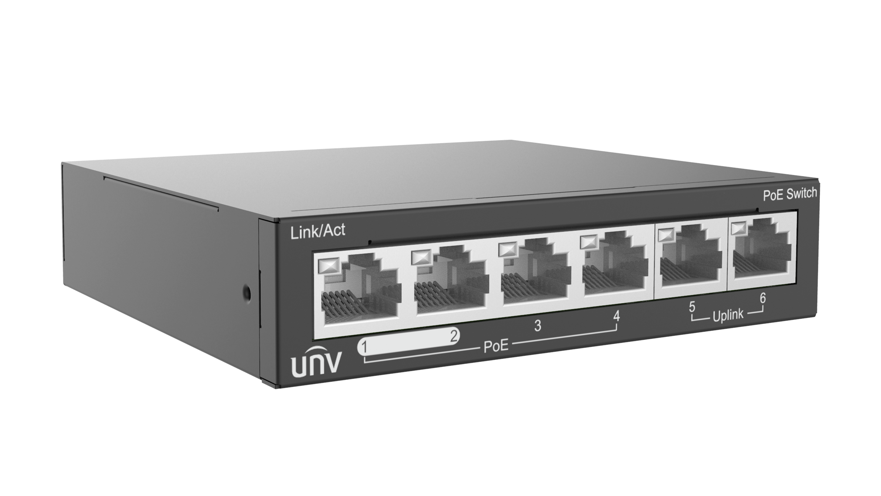 Uniview NSW2020 6TB 4-Port PoE Switch with Power Over Ethernet - Ideal for IP Cameras, VoIP Phones & Wireless Access Points