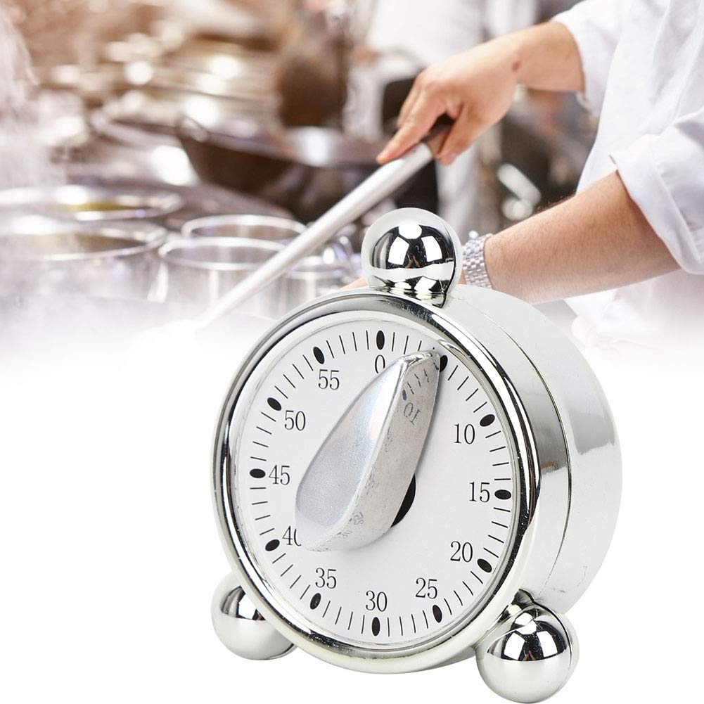 Kitchen Timer - Cylindrical Mechanical Cooking Timer with Loud Alarm for Baking, Cooking, Boiling Eggs & Kitchen Use