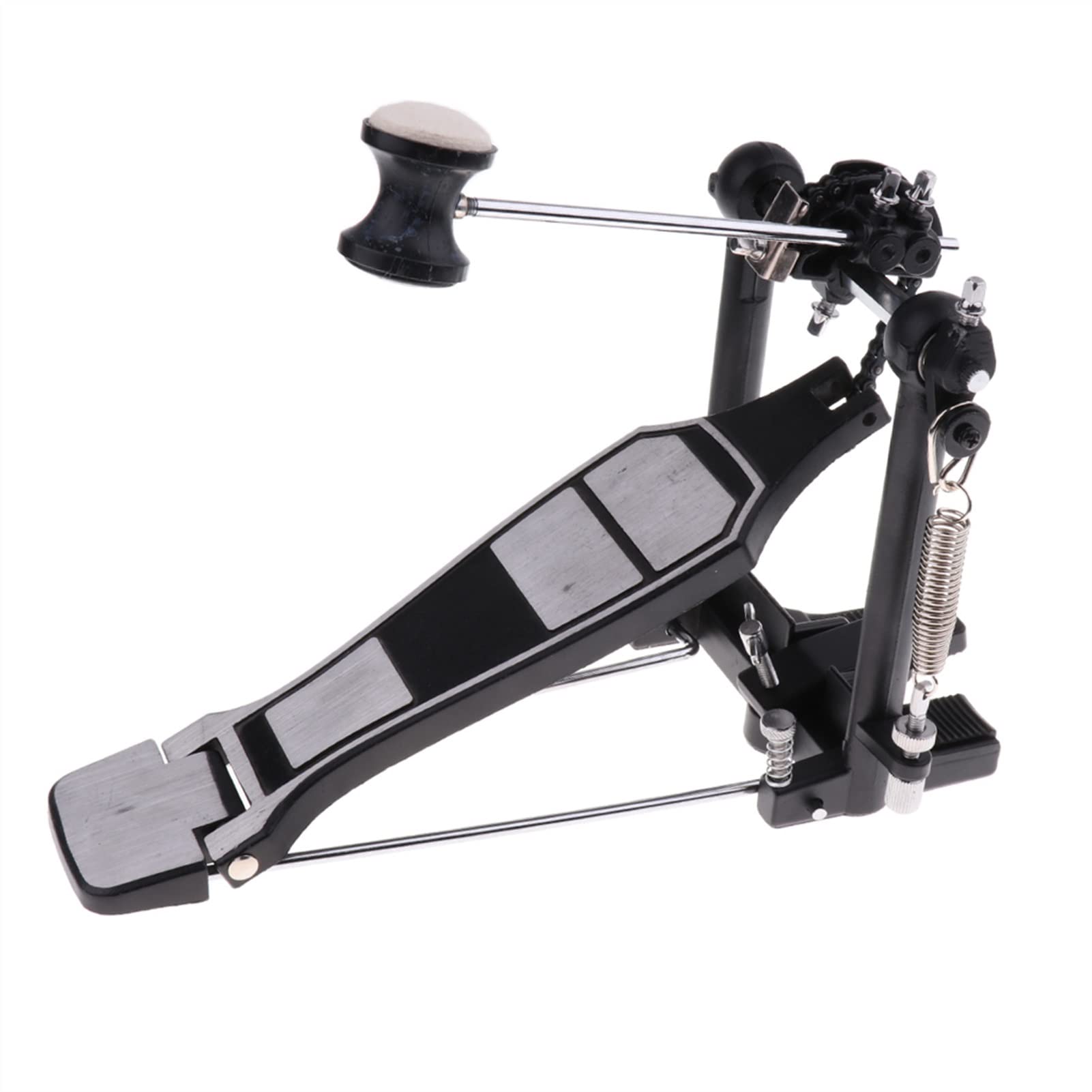 Heavy-Duty Single Chain Drive Drum Pedal with Beater - Professional Percussion Replacement Parts for Practice & Live Performances - Perfect for Drummers, Beginners & Music Studios