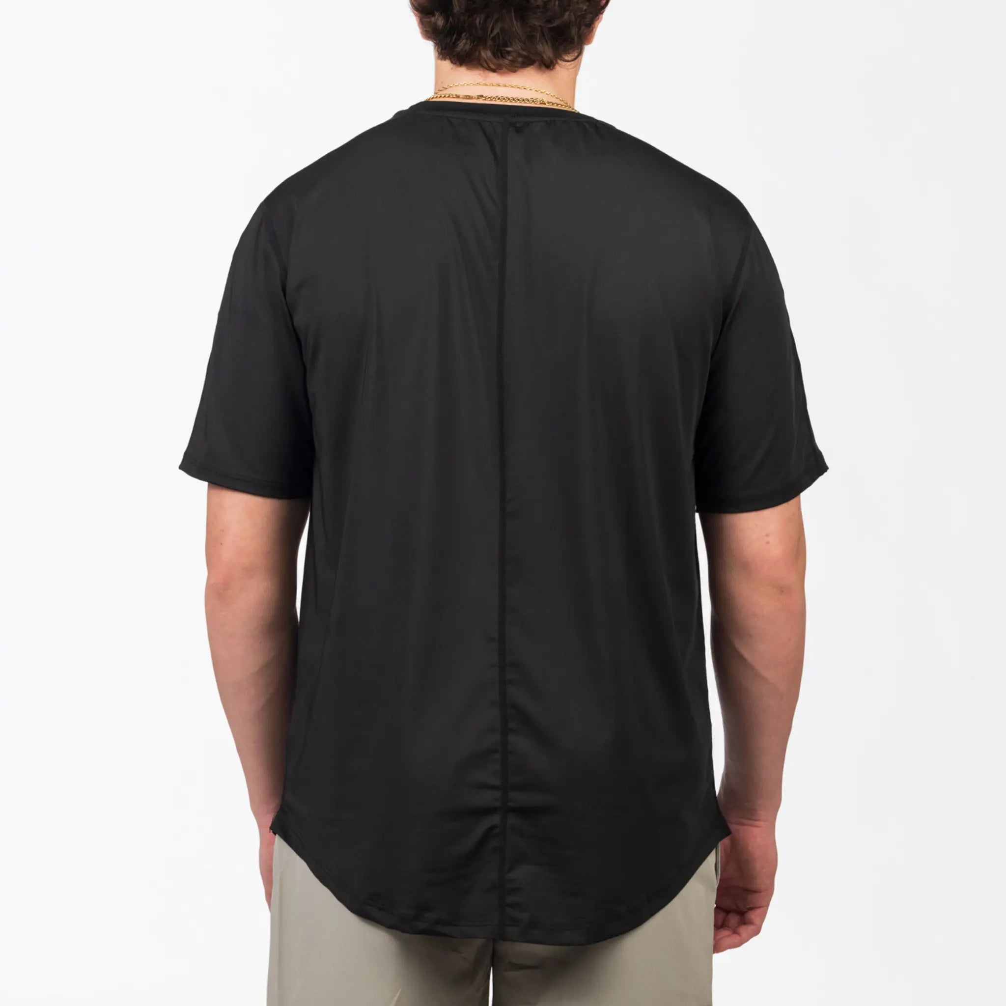 FUNDAMENTALS Men's Training T-Shirt - Black Workout Tee for Gym, Running & Casual Wear