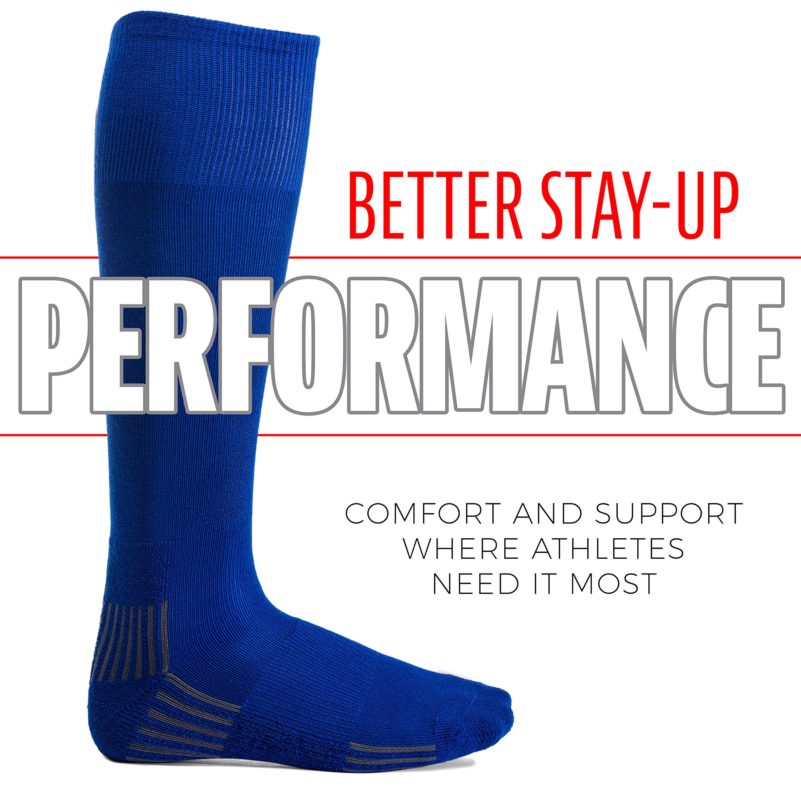Franklin Sports Youth Baseball & Softball Knee Socks for Kids - Moisture Wicking Athletic Socks for Boys & Girls - Perfect for Baseball, Softball & Sports Training