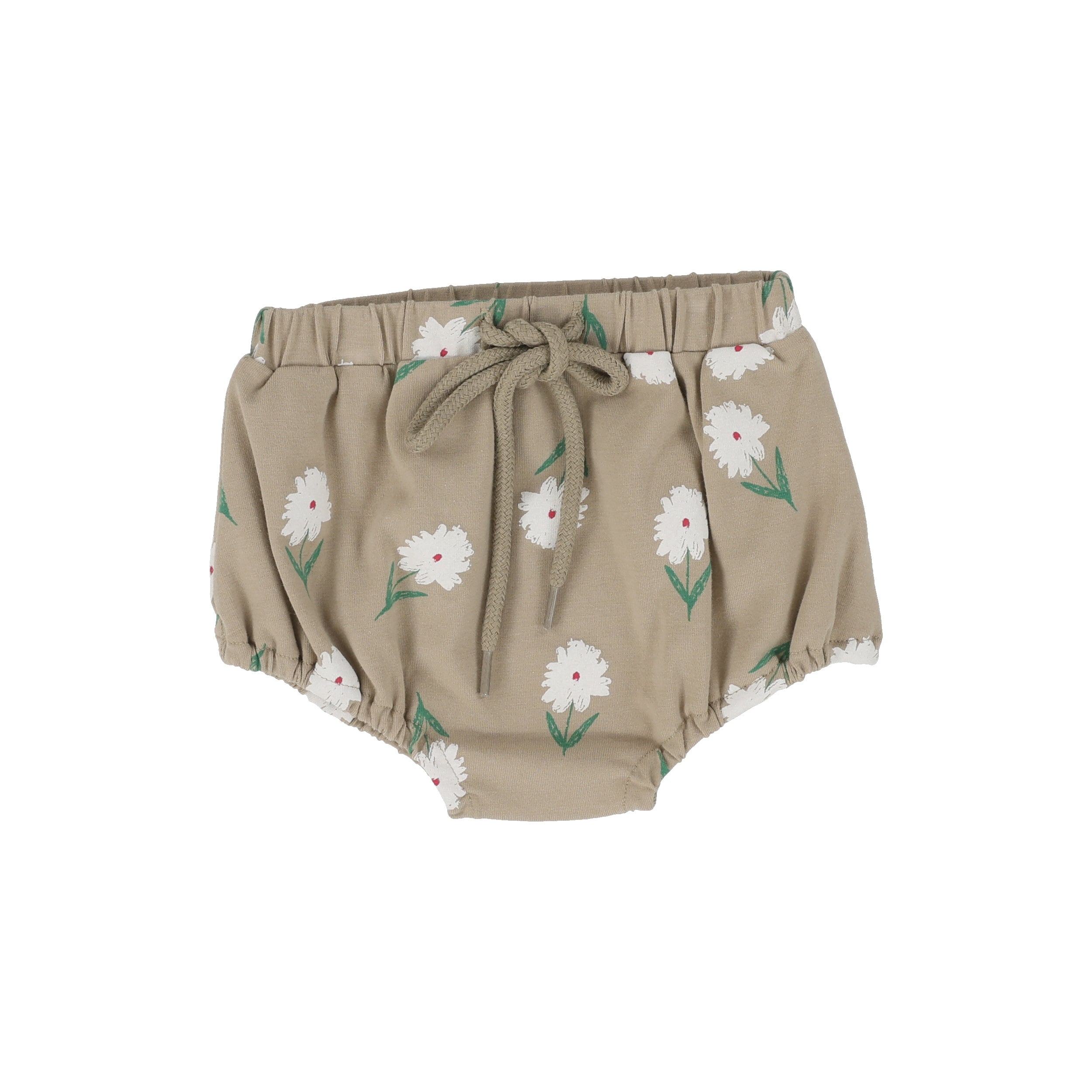 Lil Leggs Women's Floral Taupe Bloomer Shorts - Comfortable & Stylish Lounge Wear for Yoga, Sleep & Relaxation at Home