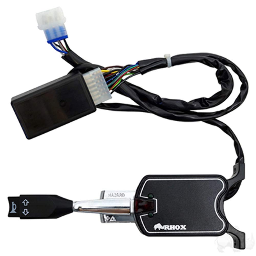 7 Pin Golf Cart Turn Signal Switch with Horn Button - Universal Fit for EZGO, Club Car, Yamaha - Perfect for Street Legal Upgrades & Safety Enhancements