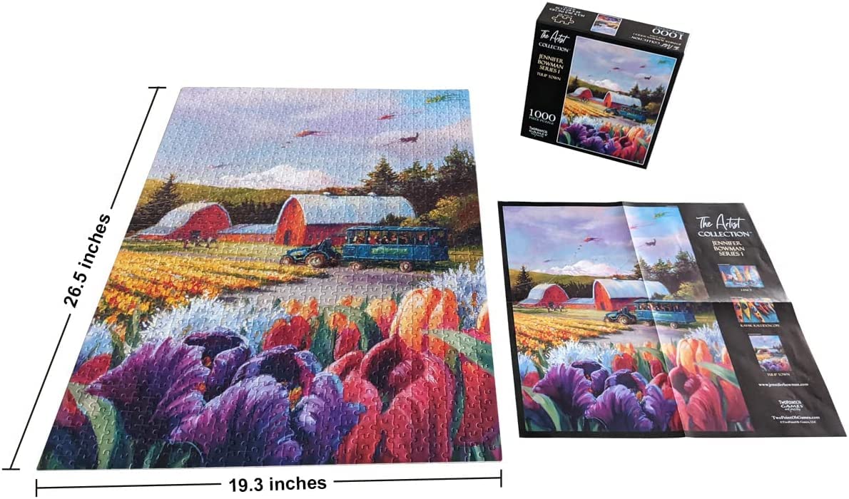 1000 Piece Jigsaw Puzzles for Adults & Teens - Premium Artist Collection Bundle Featuring Jennifer Bowman Series I - Perfect for Family Game Nights, Stress Relief & Home Decor