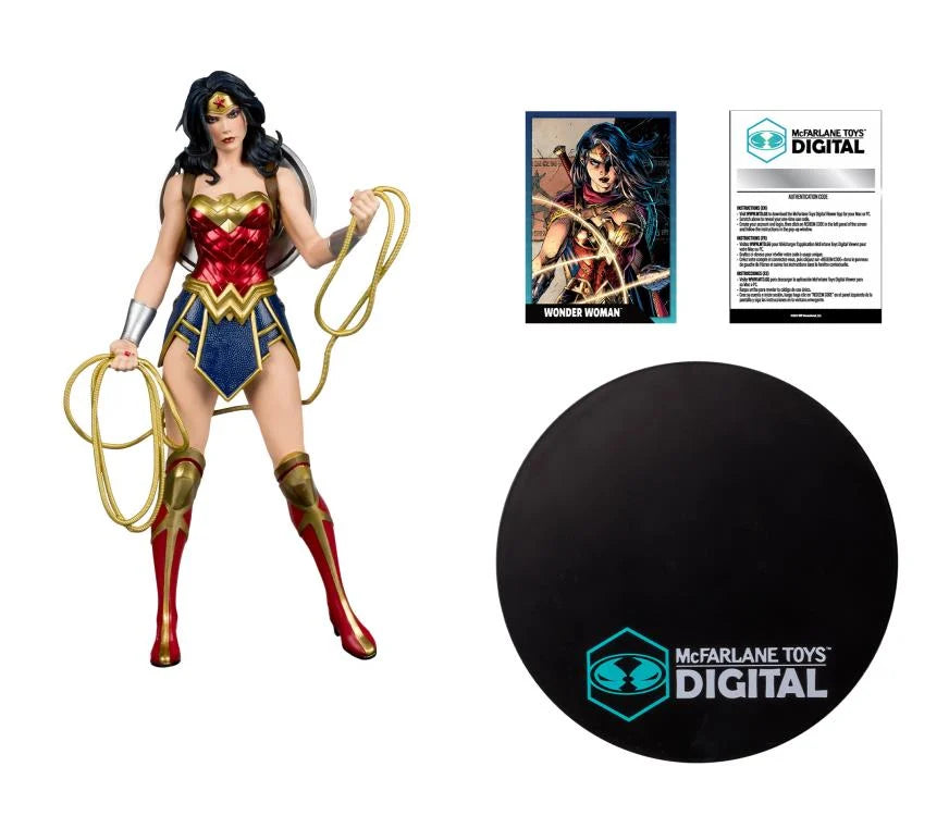 DC Comics Wonder Woman (Jim Lee) 1/6 Scale Collectible Figure with Digital Code - Perfect for Superhero Fans, Display & Gift Giving