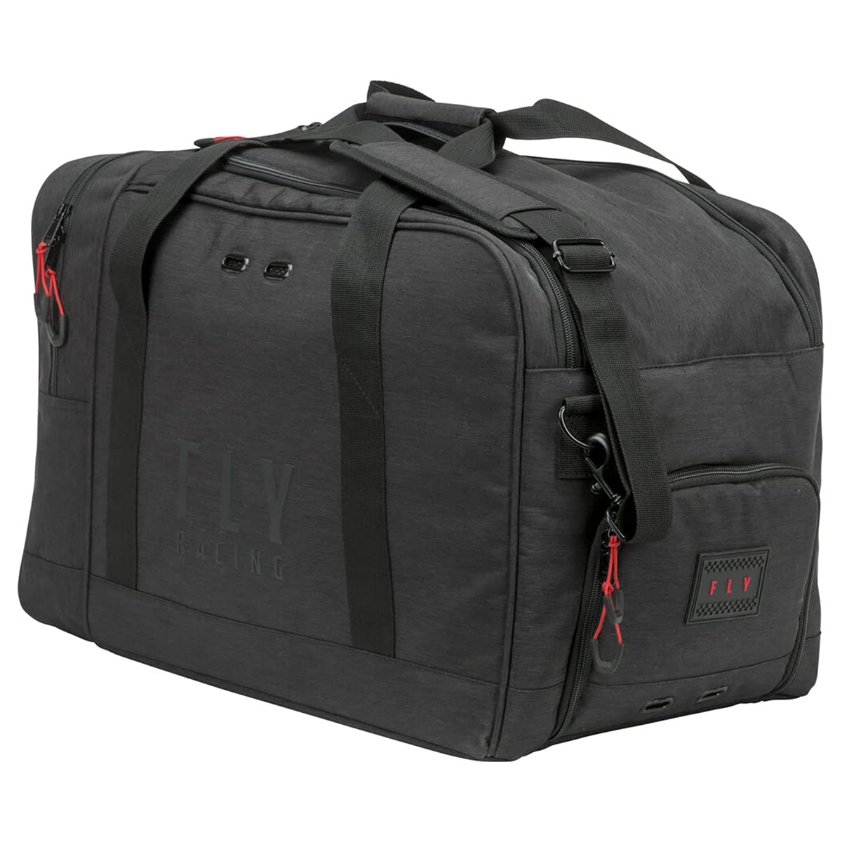 Fly Racing Carry-On Bag Black - Durable Travel Luggage for Motorcycle & Airplane - Perfect for Commuting, Road Trips & Adventure Travel