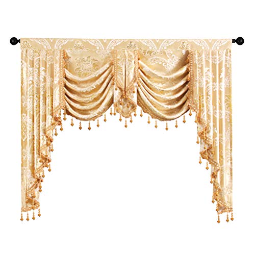 Valance,damask-golden