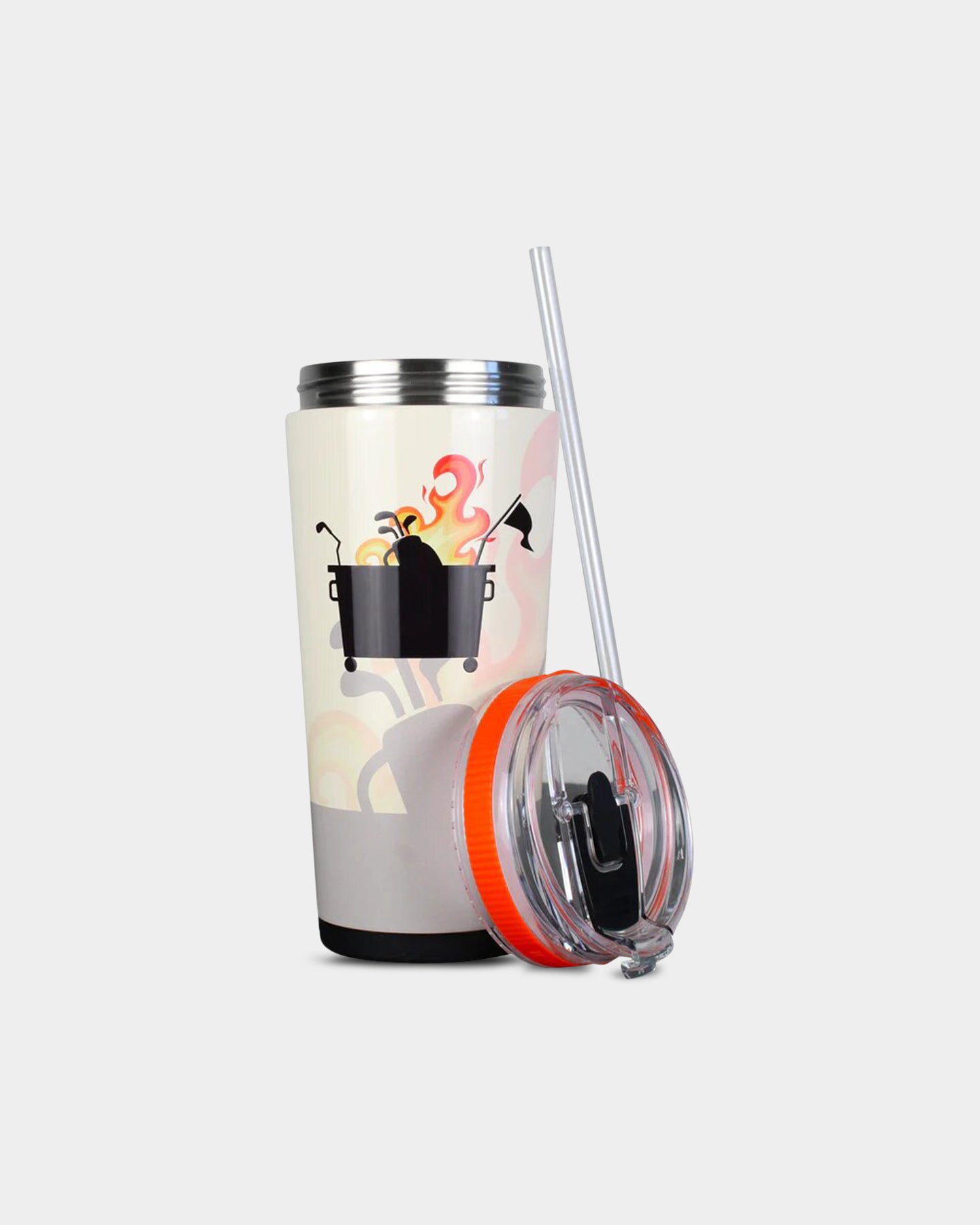 Insulated Ice Shaker Flex Bottle - Leakproof Stainless Steel Protein Shaker Cup for Gym, Workout & Travel - Keeps Drinks Cold for 24 Hours