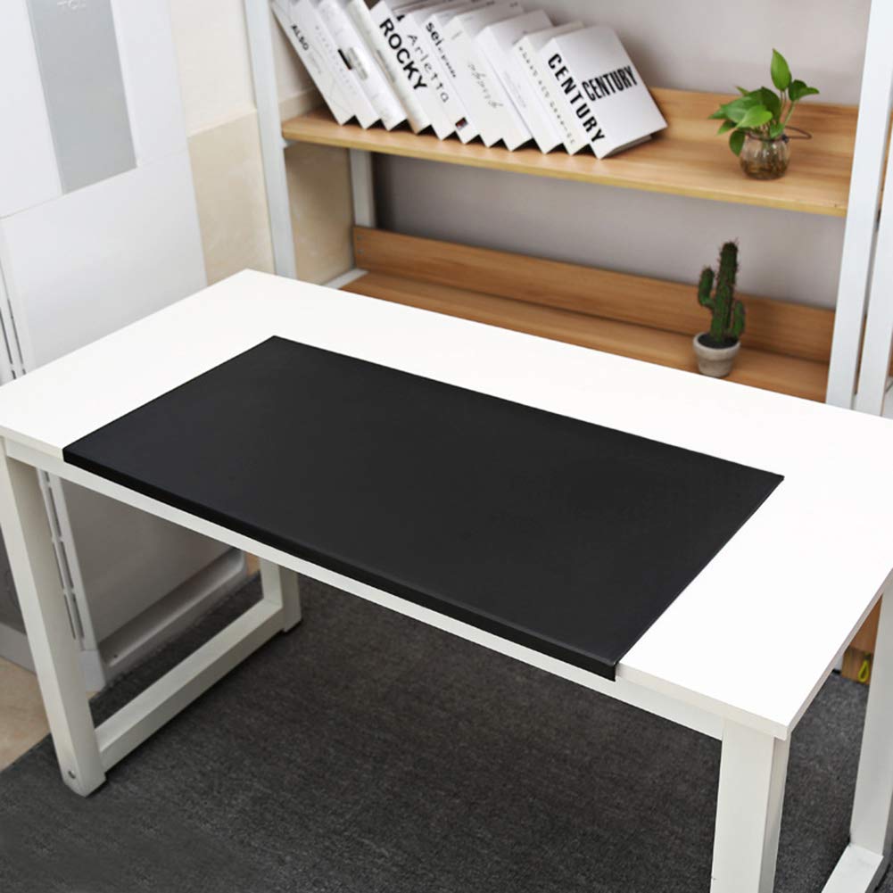 Premium Office Desk Pad with Edge Protector - Large Non-Slip Leather Blotter Mat for Gaming, Laptop & Keyboard | Waterproof Work Surface with Smooth Writing & L-Shaped Lip | Perfect for Home Office, Gaming Setup & Workspace Organization