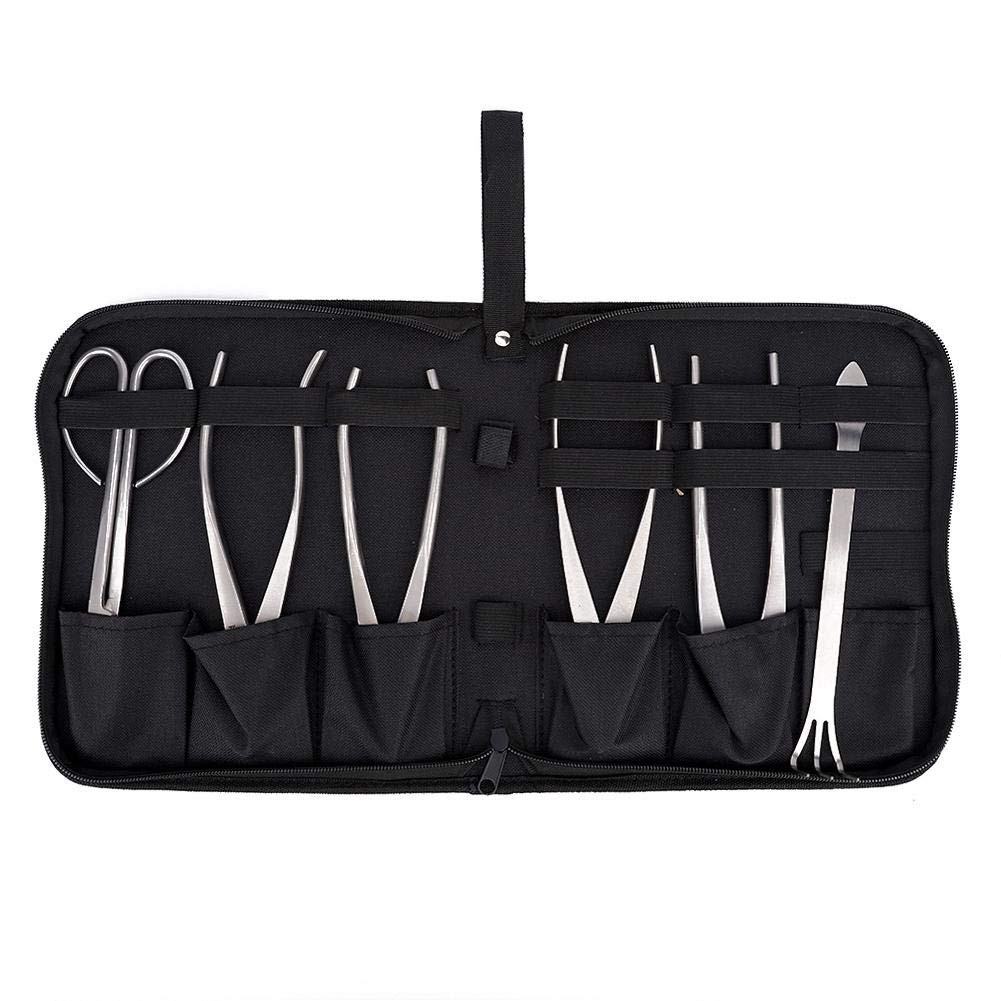 Premium 6-Piece Stainless Steel Bonsai Trimming Tool Set - Durable Gardening Shears for Pruning, Shaping & Maintenance - Perfect for Bonsai Trees, Fruit Trees & Garden Plants - Ideal for Beginners & Professional Gardeners