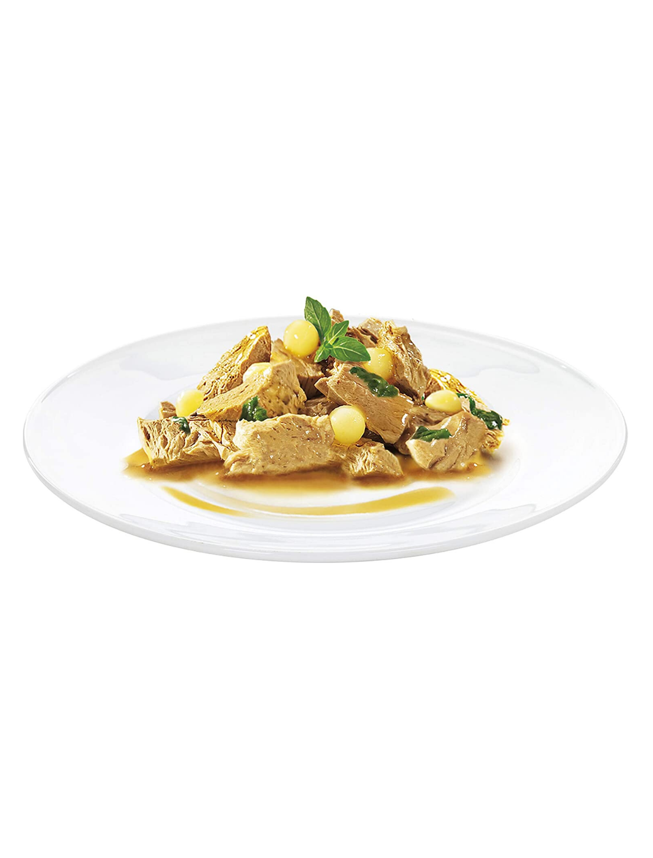 Fancy Feast Inspirations Chicken, Pasta Pearls & Spinach Pouch Cat Food 70g - Grain-Free Wet Cat Food with Real Chicken - Perfect for Adult Cats & Kittens - Ideal for Mealtime, Travel & Treats