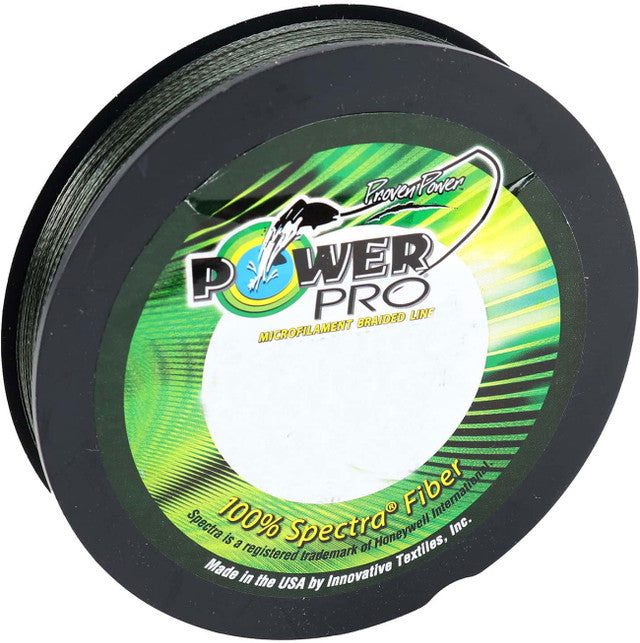 PowerPro Braided Spectra Fishing Line - 300 Yard Spool | High Strength, Low Visibility | Perfect for Saltwater & Freshwater Fishing