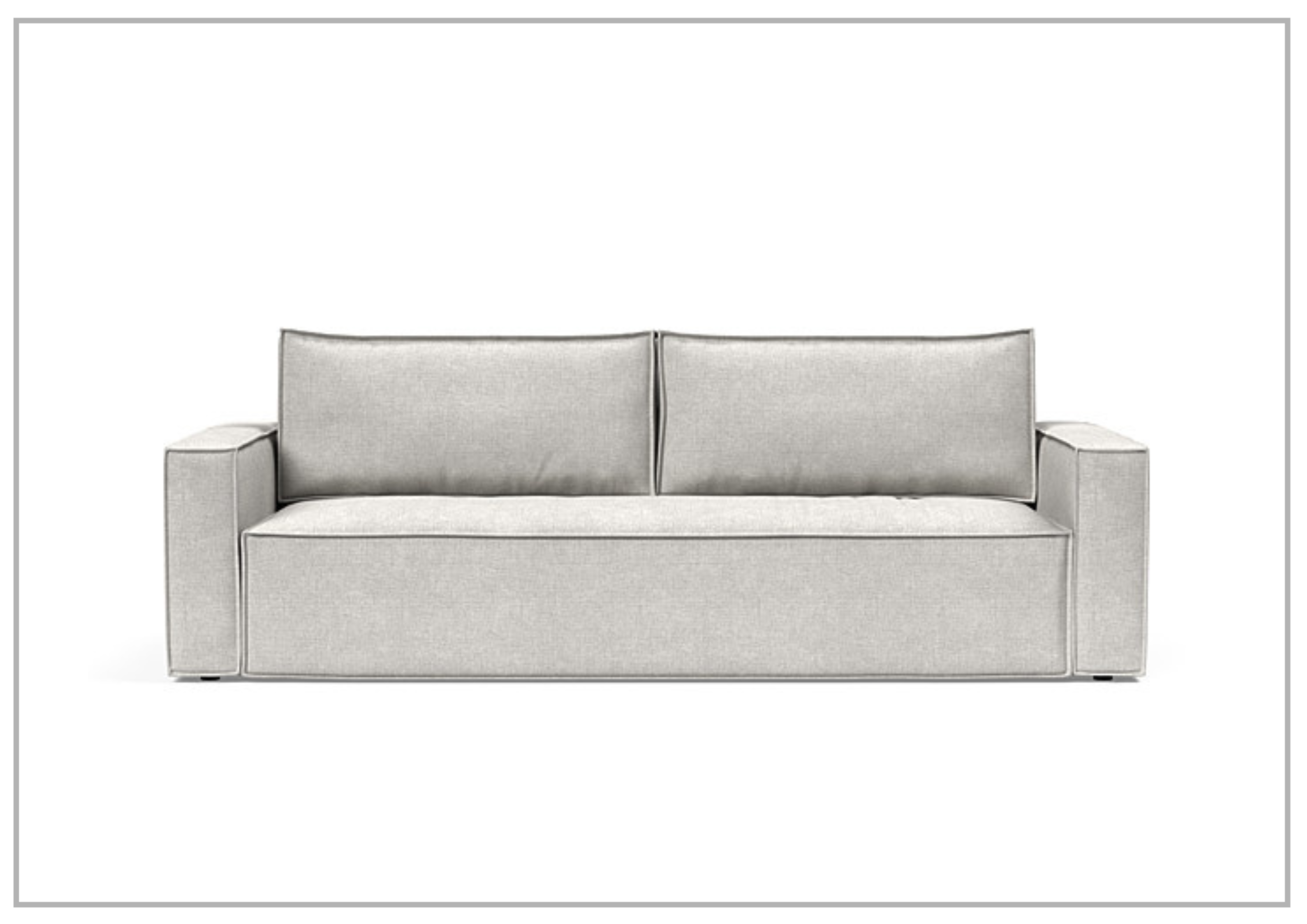 Innovation Living Newilla 2-Seater Convertible Fabric Sofa Bed - Comfortable Sleeper Sofa for Small Spaces, Guest Rooms & Apartments