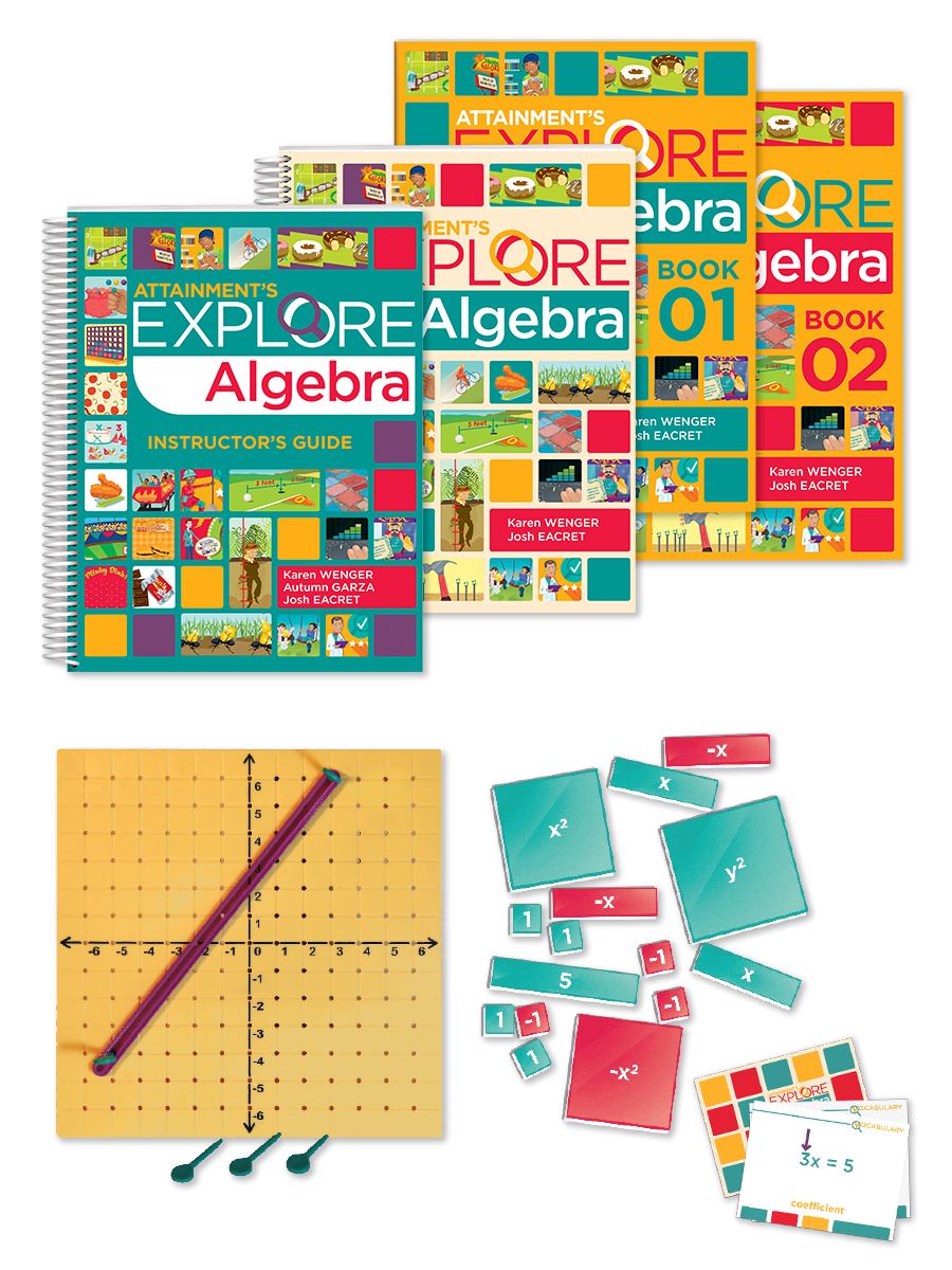 Explore Algebra Curriculum for Grades 6-12 | Comprehensive Math Learning Program for Middle & High School Students | Perfect for Homeschooling & Classroom Instruction