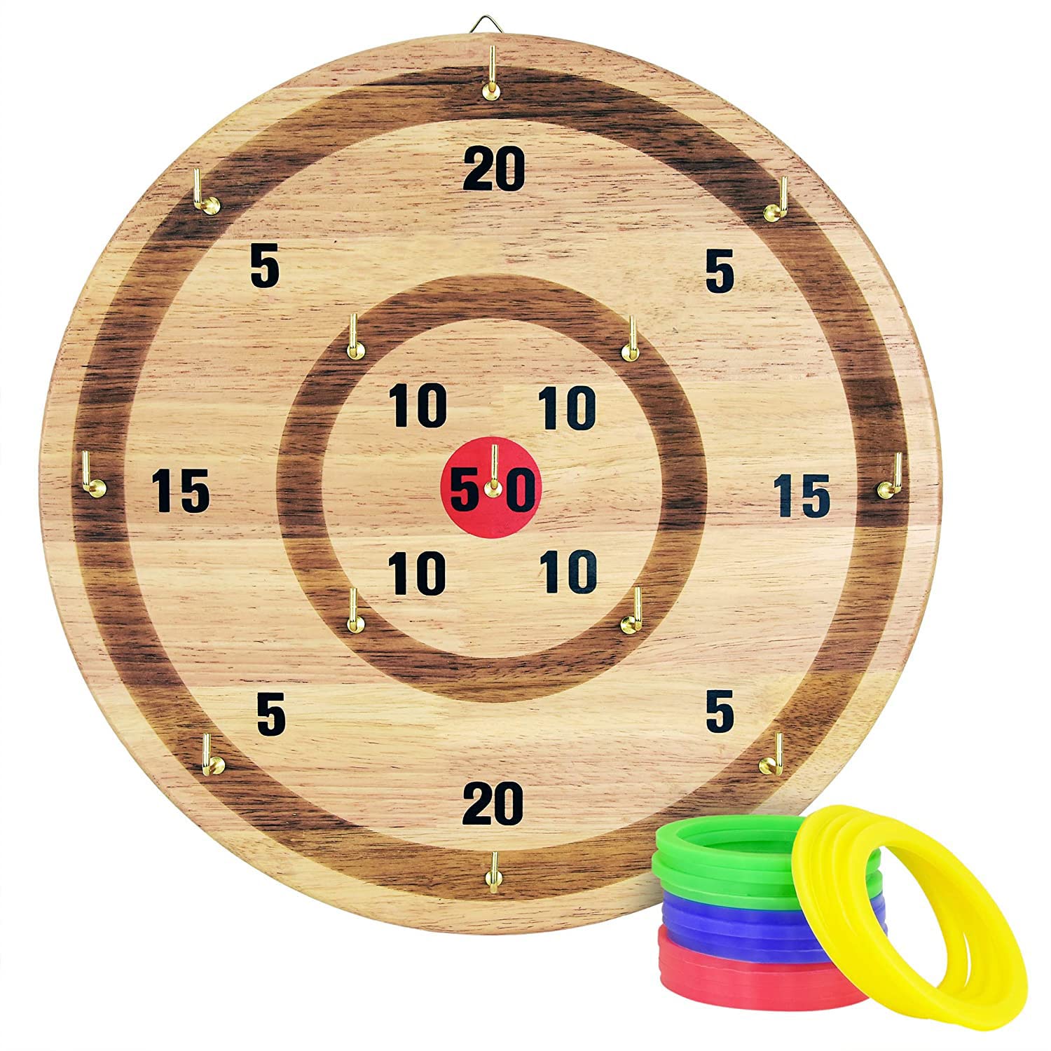 KD Willmax Darts Ring Toss Game Set - Indoor Outdoor Fun for Kids & Adults | Perfect for Backyard Parties, Office Breaks & Family Game Nights