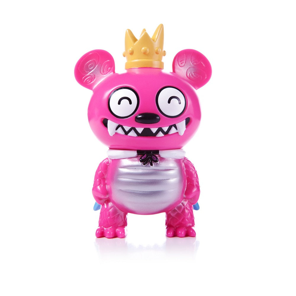 Bossy Bear Kaiju Pink Plush Toy with Happy Eyes - Cute and Unique Strange Beast Collection for Kids, Gift, and Kawaii Decor | Perfect for Birthday Gifts, Room Decor, and Anime Lovers