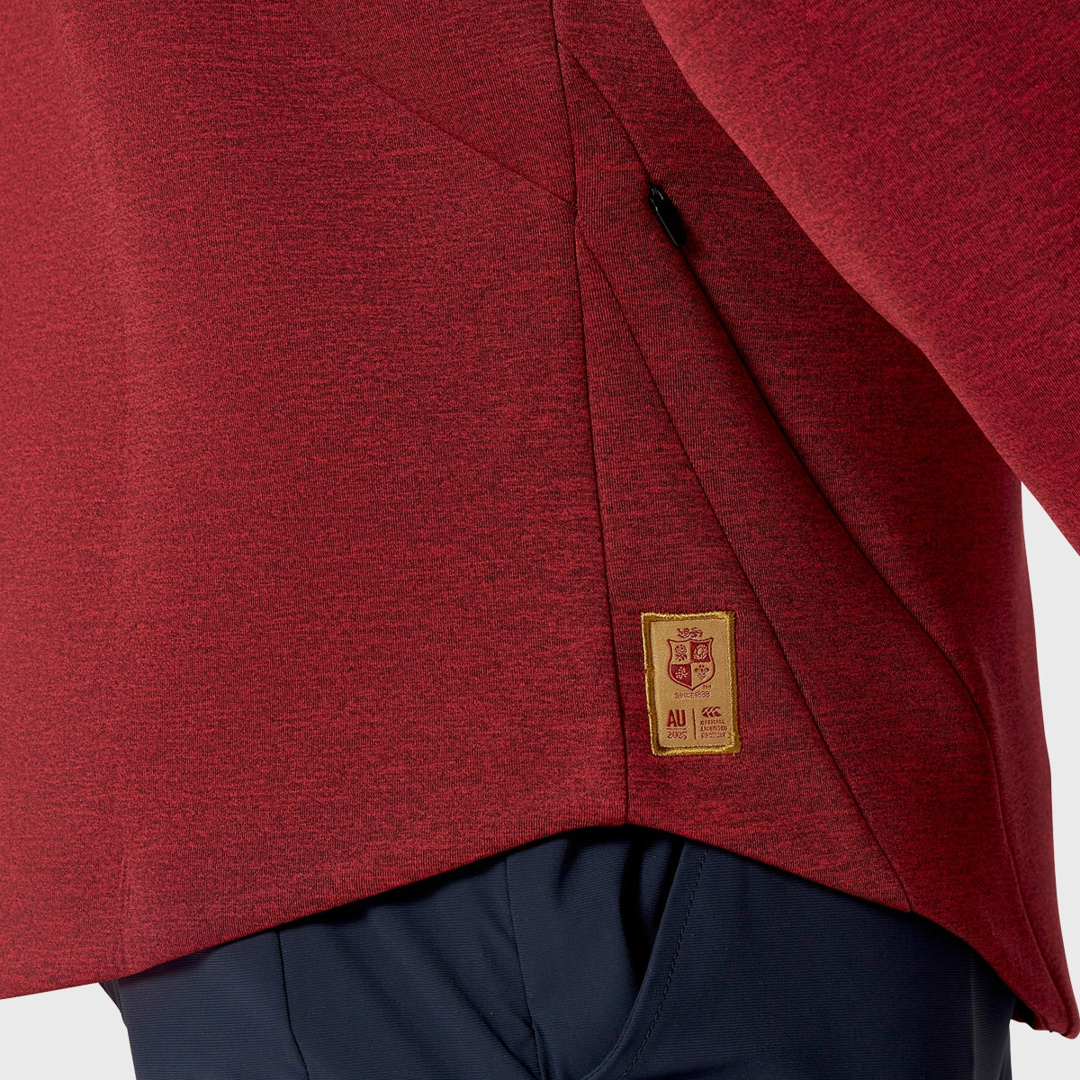 Canterbury British & Irish Lions Men's Everest Hoody - Red Rugby Hooded Sweatshirt for Training & Match Days - Perfect for Fans & Players