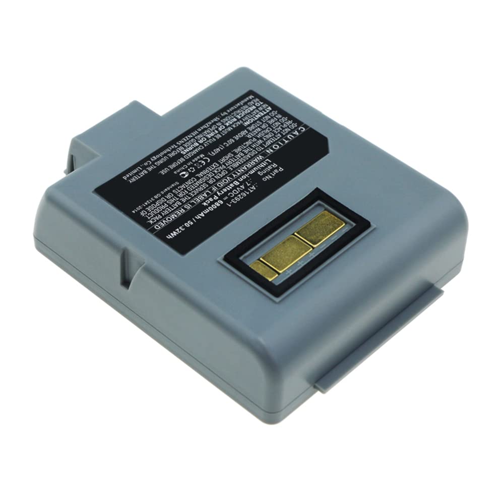 Synergy Digital Printer Battery for Zebra QL420+ - 7.4V 6800mAh Li-ion High Capacity Replacement Battery (Compatible with Zebra AT16293-1) - Perfect for Warehouse Labeling, Retail Barcode Printing & Industrial Applications