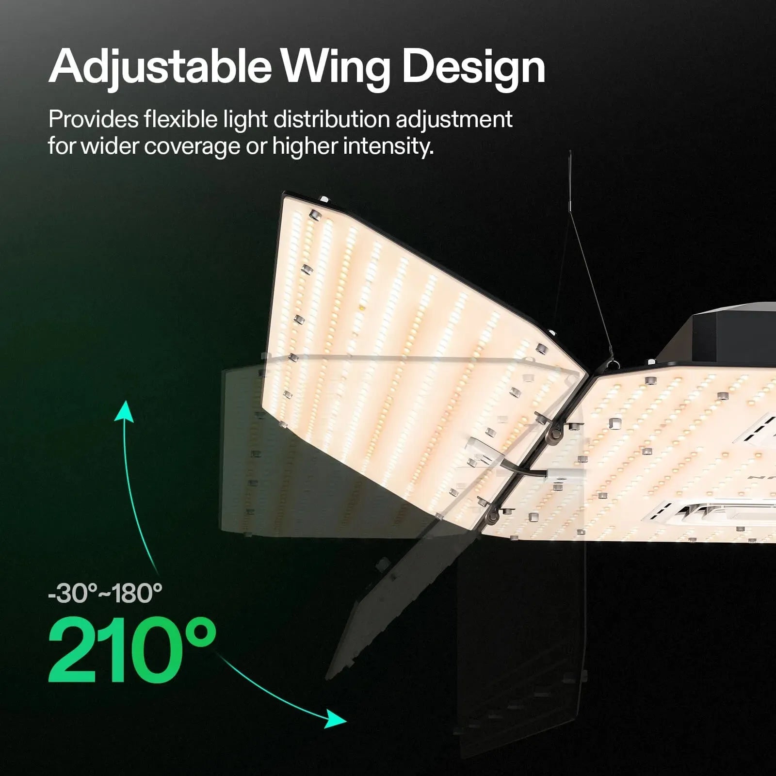Vivosun AeroLight Wing AW400SE Full Spectrum LED Grow Light with GrowHub E42A - Indoor Plant Growing System for Hydroponics, Greenhouses & Home Gardens