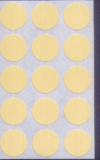 3/4 Inch Round Yellow Seals - Self-Adhesive Labels for Packaging, Shipping, and Organizing - Perfect for Business, Mail, and DIY Projects