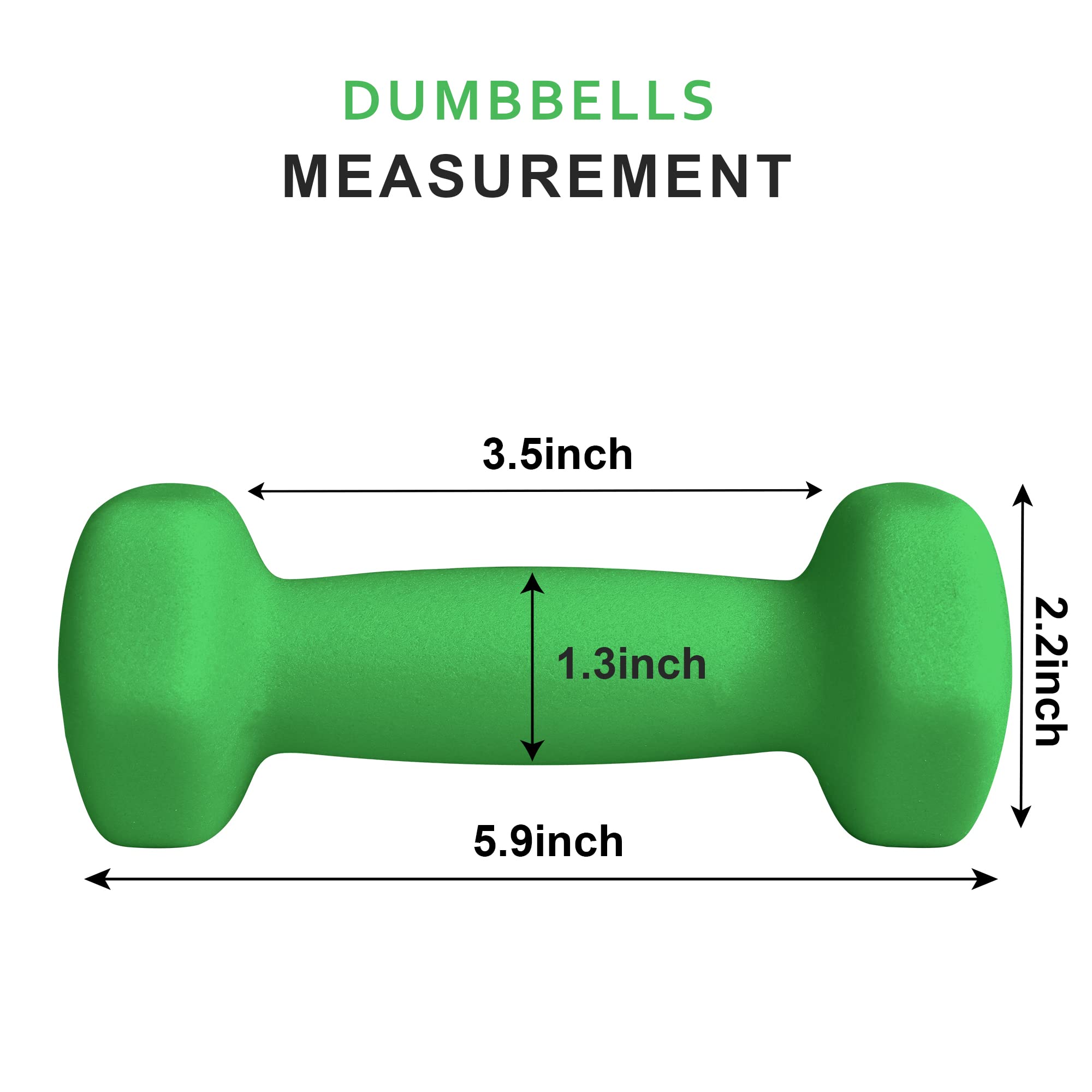 Balelinko Home Gym Equipment Set - Adjustable Dumbbells, Resistance Bands & Yoga Weights for Strength Training, Weight Loss, Pilates & Yoga - Perfect for Women, Men, Seniors & Youth - Home Workout & Fitness Studio Essentials
