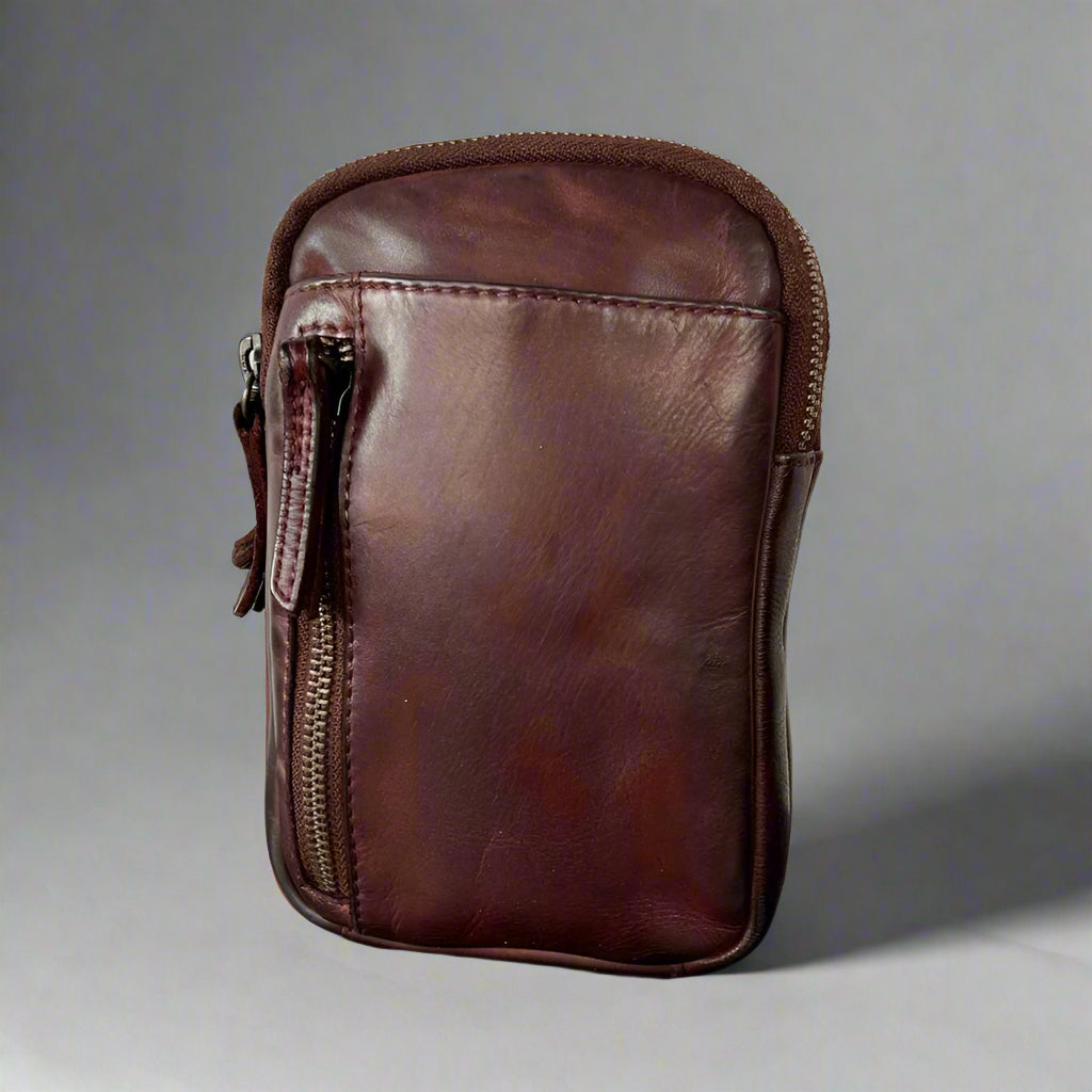 MET Small Leather Crossbody Bag for Women - Genuine Leather Purse with Adjustable Strap - Perfect for Travel, Shopping & Everyday Use