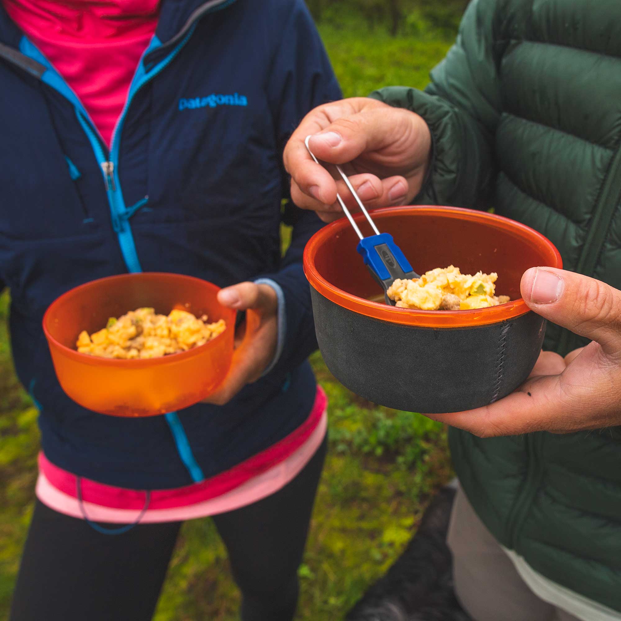 Foldable Spork - Portable Camping Utensil Set with Fork and Spoon Combo for Hiking, Travel & Outdoor Adventures