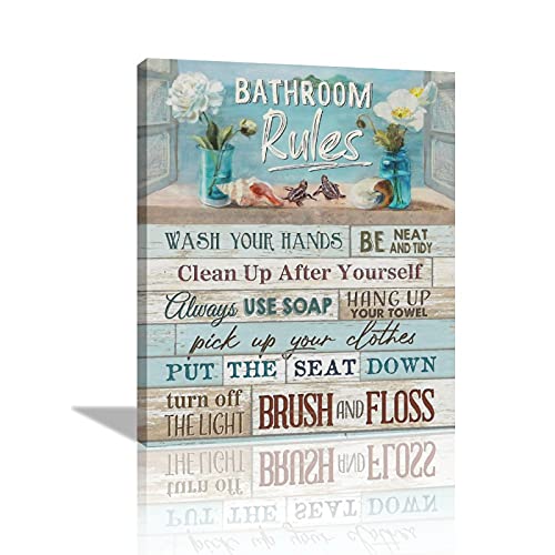 Bathroom Rules Turtles