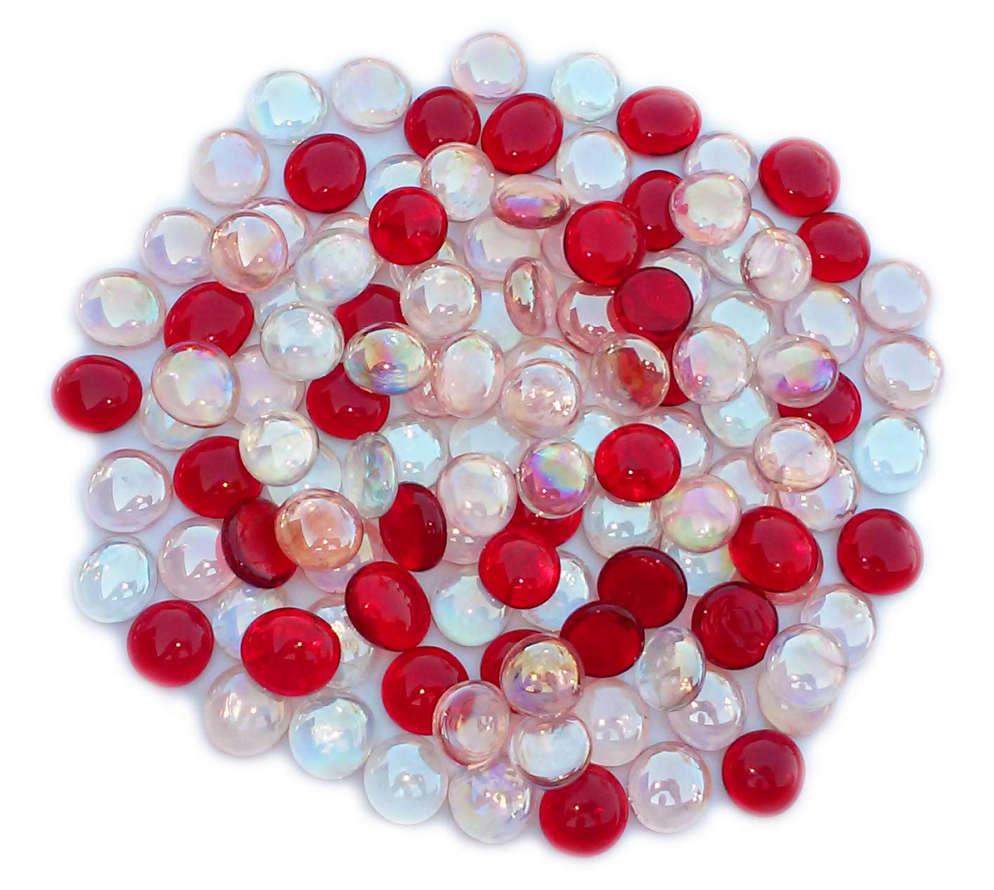 Glass Gems Vase Fillers - 3 LB Endless Love Mix for Home Decor, Wedding Centerpieces & DIY Crafts
