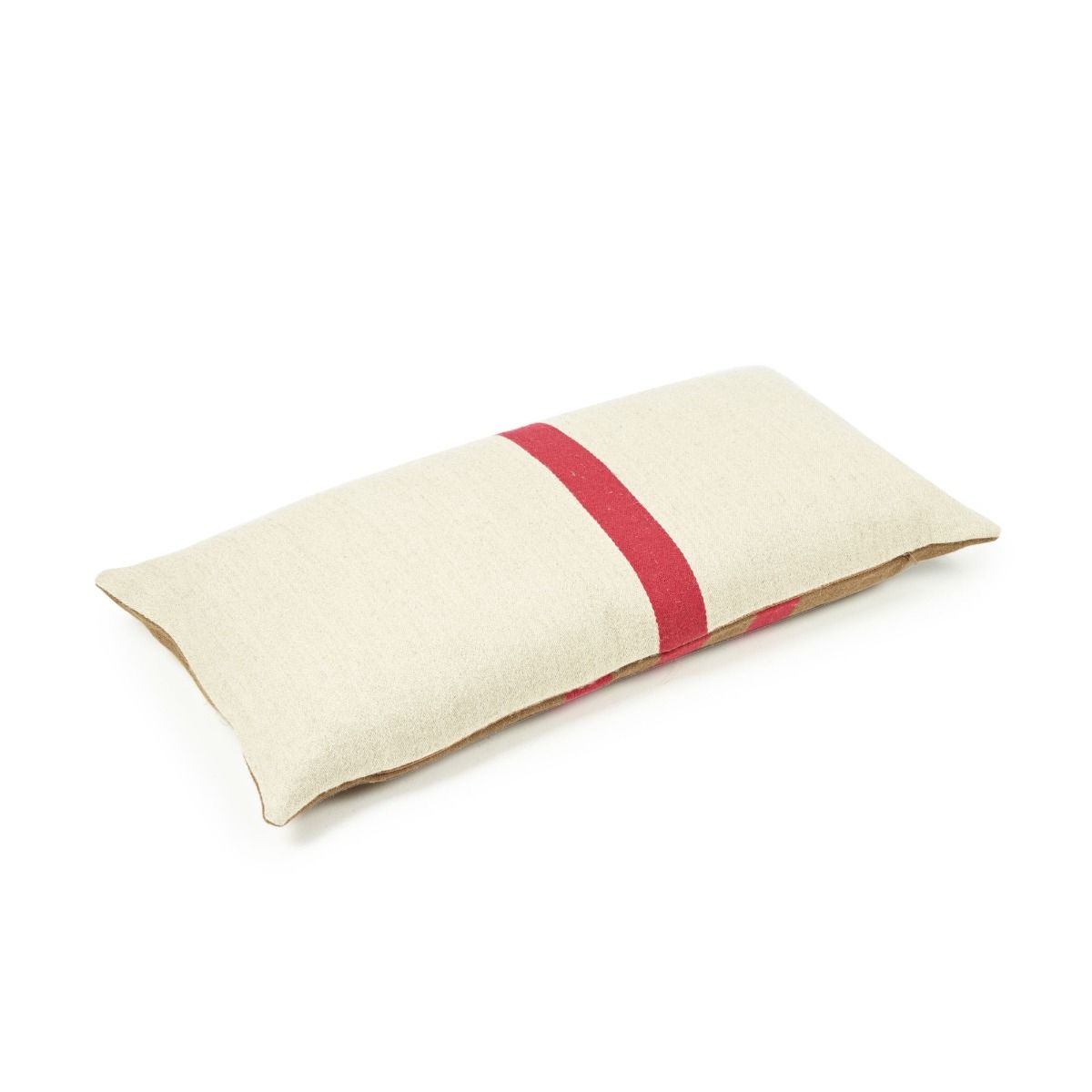 Manitoba Pillow Cover - Red Stripe Design | Soft & Breathable Pillowcase for Bedroom Decor | Perfect for Home, Dorm, or Travel Use