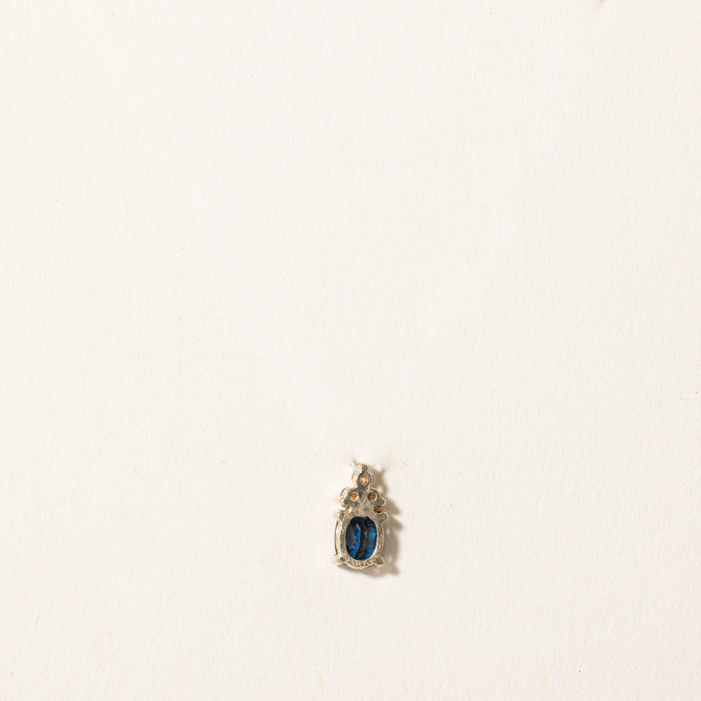 Exquisite 0.42ct Sapphire & 0.06ct Diamond Pendant Necklace - 925 Sterling Silver Jewelry for Women - Perfect Gift for Anniversary, Birthday & Special Occasions