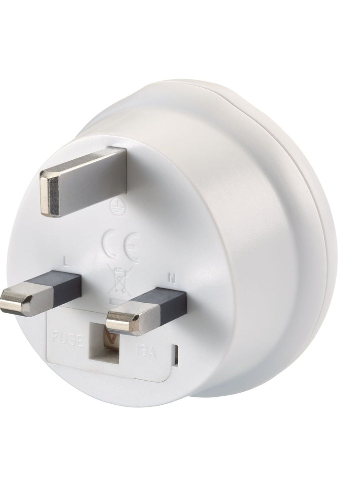 Universal Travel Adapter for USA, Canada, Mexico - UK Plug Converter with Dual USB Ports | Perfect for Laptops, Phones & Tablets When Traveling in North America