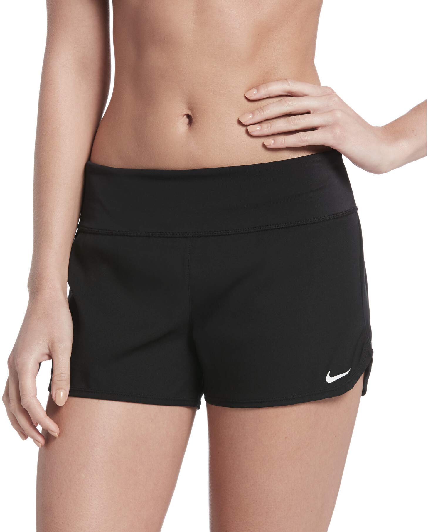Nike Women's Solid Element Swim Boardshorts - Quick-Dry, Comfortable Swimwear for Beach, Pool & Water Sports