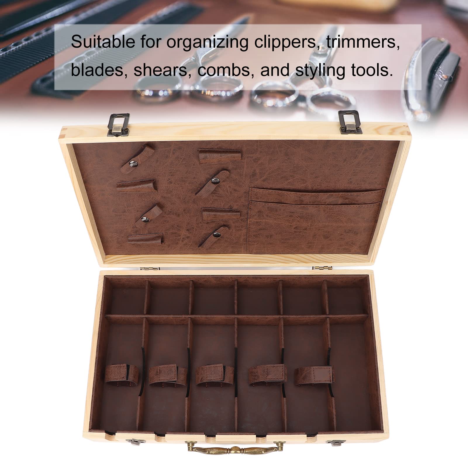 Professional Barber Stylist Tool Box Organizer - Large Capacity Mobile Hairdressing Station with Alloy Cypress Construction | Perfect for Salon, Home Barber Setup & Mobile Hair Stylists