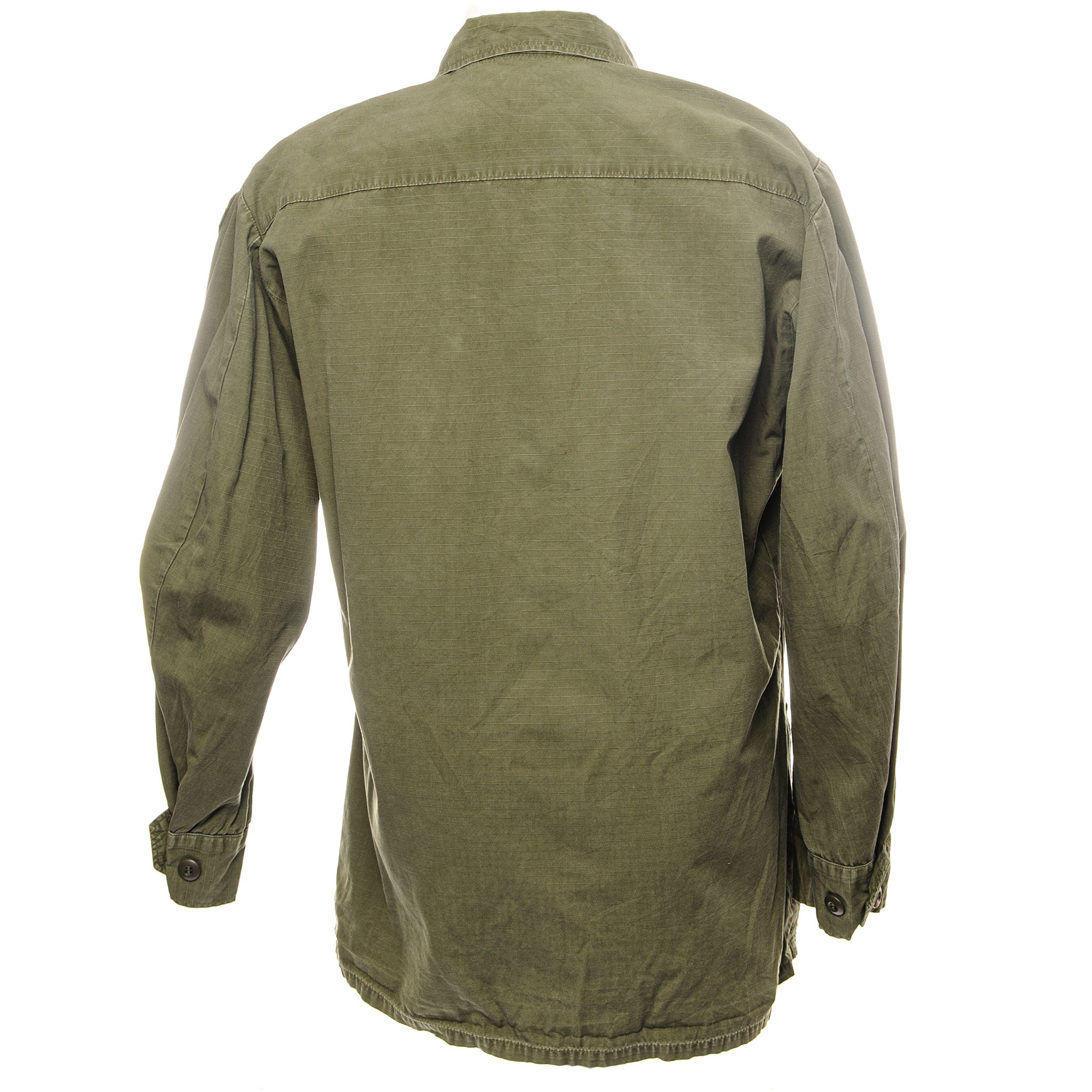Original U.S. Army 1969 Vietnam War 5th Pattern Tropical Combat Jacket - Lieutenant Quartermaster Utility Ground Force Military Surplus | Vintage Military Collectible & Outdoor Adventure Gear