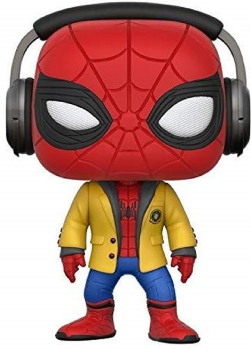 Funko Pop! Spider-Man with Headphones Vinyl Figure - Marvel Movies Collectible for Home & Office Decor, Gifts for Fans