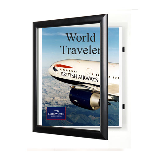 12x12 Metal Frame Super Wide Face Poster Swing Frames - Perfect for Home Decor, Office Display, and Art Gallery Exhibitions