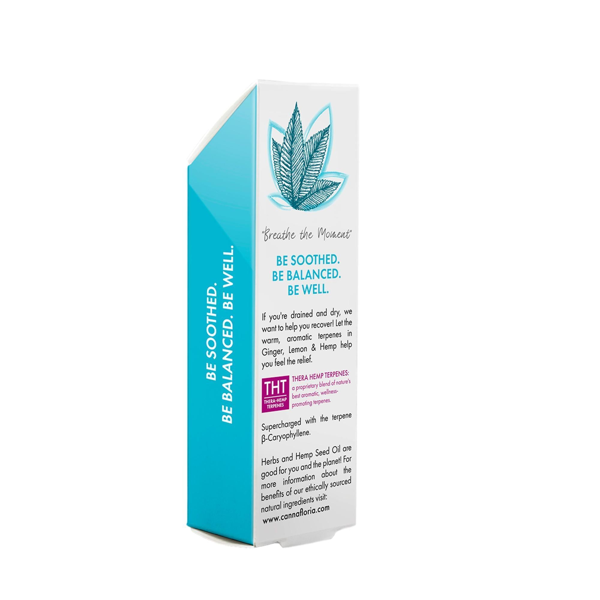 Cannafloria Essential Oil Roll On for Stress Relief & Relaxation - Portable Aromatherapy for Home, Office & Travel