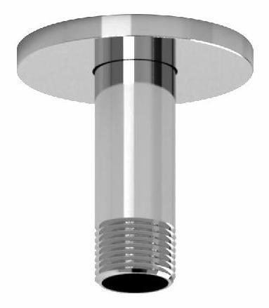3 Ceiling Mount Shower Arm with Round Escutcheon - Chrome 509C RIOBEL - Perfect for Modern Bathroom Renovations and Spa-Like Shower Experiences