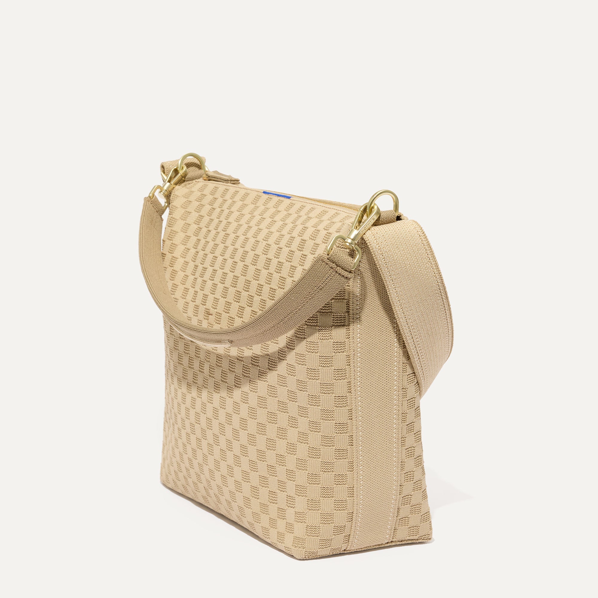 Mini Zip Bucket Bag in Knot Brown - Stylish Crossbody Purse for Women, Perfect for Travel, Shopping & Everyday Use