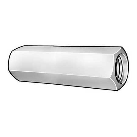 Grade 2 Steel Zinc Plated Coupling Nut - Pack of 6 (10-Piece Sets) - Heavy Duty Pipe Fittings for Plumbing, Construction & DIY Projects
