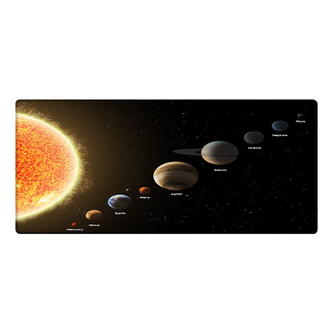 KLAYOVE XXL Gaming Mouse Pad 800x400mm - Large Stitched Edge Mouse Mat for PC, Laptop & Desk - Foldable, Washable & Non-Slip Surface - Perfect for Gaming, Office Work & Home Use