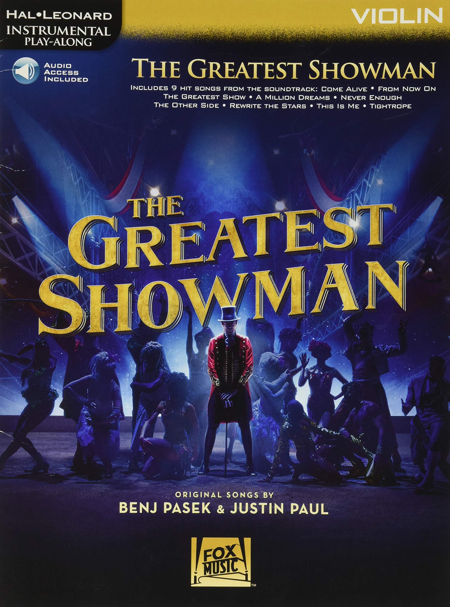 The Greatest Showman - Violin Instrumental Play-Along Book with Online Audio | Hal Leonard Series | Perfect for Practice, Performances & Music Lessons