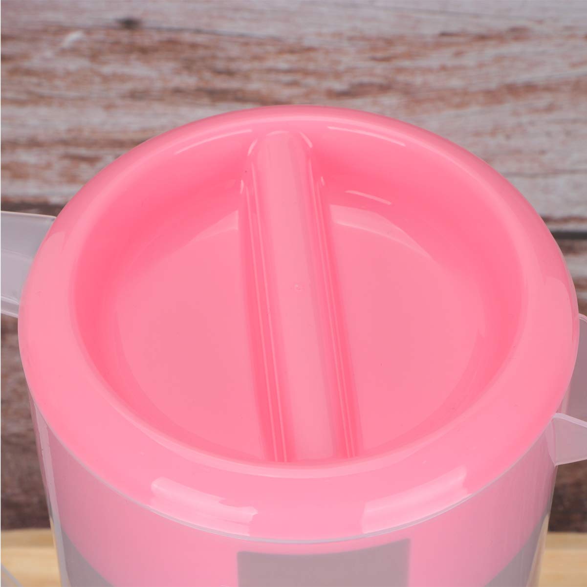 Hemoton 2-Quart Plastic Pitcher with Lid - BPA-Free Measuring Pitcher for Lemonade, Tea, Beer & Beverages - Leak-Proof Water Pitcher with Scale for Kitchen, Bar & Outdoor Use - White Cold Water Bottle