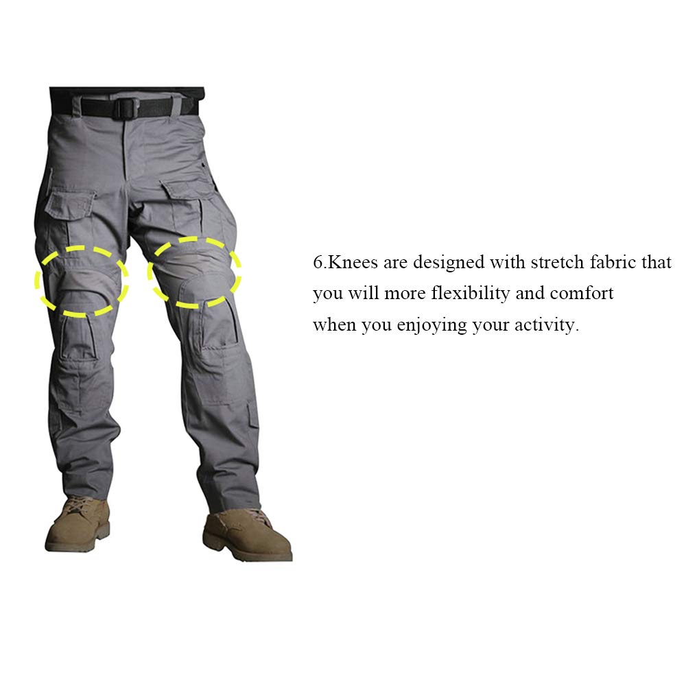 EMERSONGEAR Gen3 Paintball Pants with Knee Pads - Tactical Combat Trousers for Airsoft, Army & BDU - Durable Outdoor Sports Gear for Paintball, Airsoft & Tactical Training