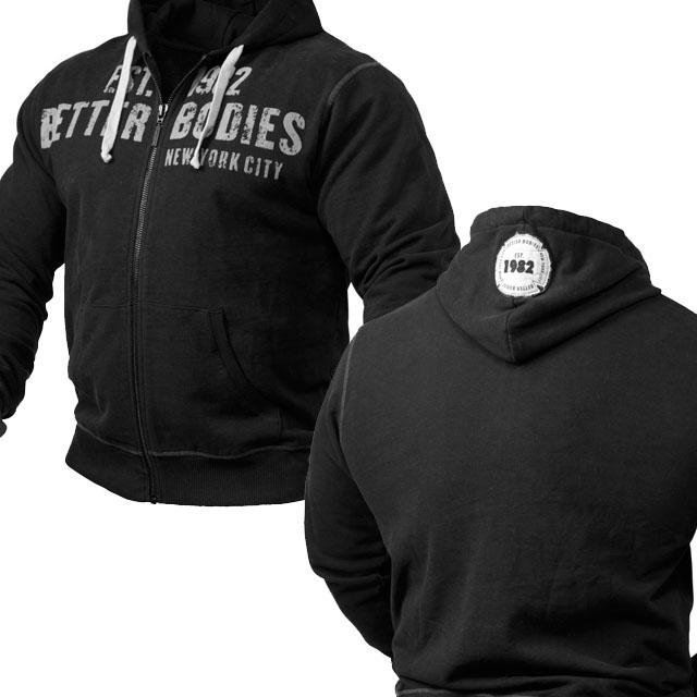 Better Bodies Graphic Hoodie - Black | Stylish & Comfortable Pullover for Men & Women | Perfect for Gym, Casual Wear & Outdoor Activities