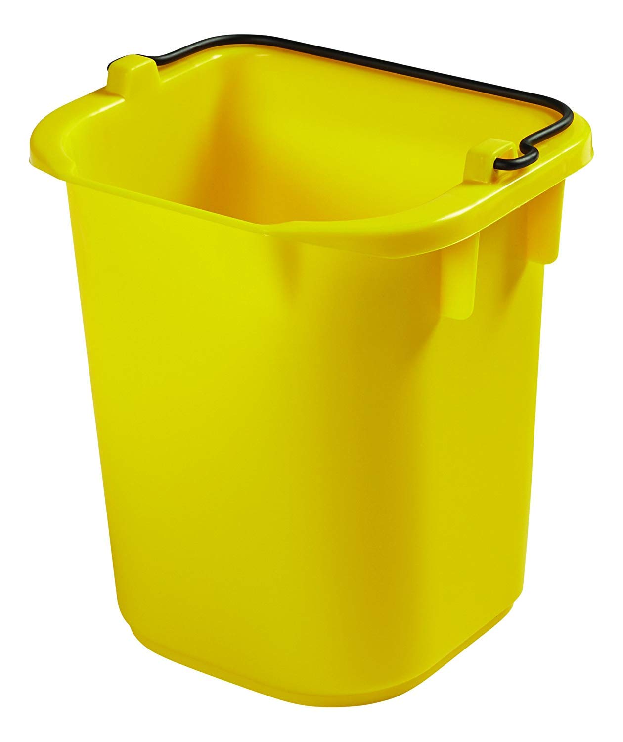 Rubbermaid 5-Quart Heavy-Duty Yellow Utility Bucket with Spout & Handle - Perfect for House Cleaning, Storage, Livestock Feeding, Car Washing & Outdoor Activities