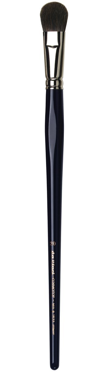 **Da Vinci Oil & Acrylic Series 1833 CosmoTop Mix B Paint Brush - Quadruple Thick Fat Filbert Synthetic/Natural Blend with Blue Handle, Size 20 (1833-20) - Perfect for Oil Painting, Acrylics, Blending & Fine Art Techniques**
